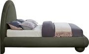 Madrid Velvet Upholstered Full Bed in Green - MadridGreen-F