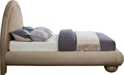 Madrid Velvet Upholstered Queen Bed in Taupe - MadridTaupe-Q