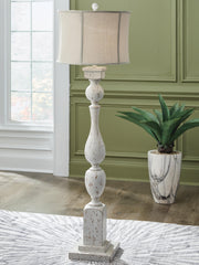 Madsbrook Antique White Floor Lamp - L235921