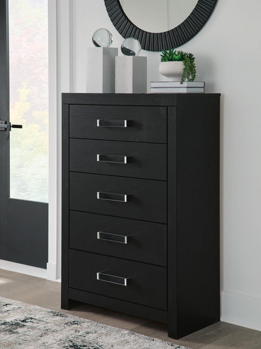 Maeling Black Chest of Drawers - PCB1115-46