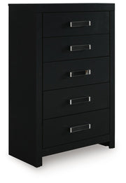 Maeling Black Chest of Drawers - PCB1115-46
