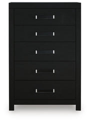Maeling Black Chest of Drawers - PCB1115-46