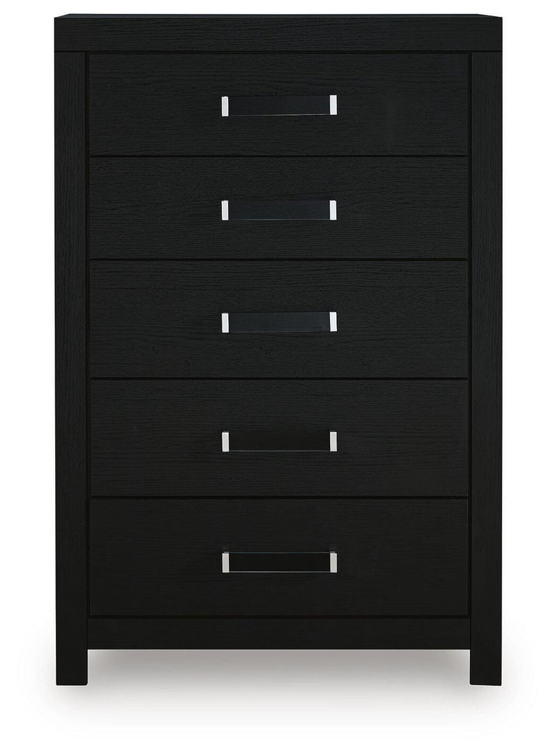 Maeling Black Chest of Drawers - PCB1115-46
