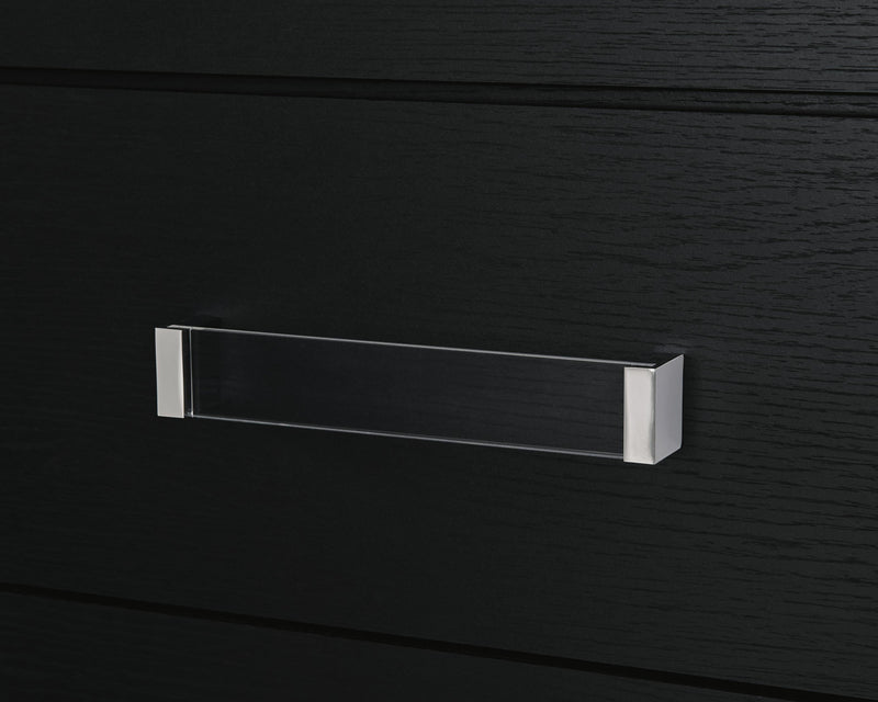 Maeling Black Dresser and Mirror - PCB1115B1
