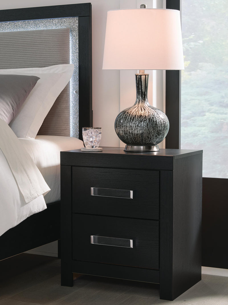 Maeling Black Nightstand - PCB1115-92