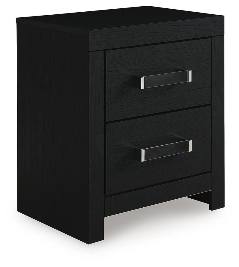 Maeling Black Nightstand - PCB1115-92