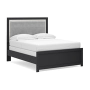 Maeling Full Upholstered Panel Bed, Dresser and Mirror - PCB1115B5