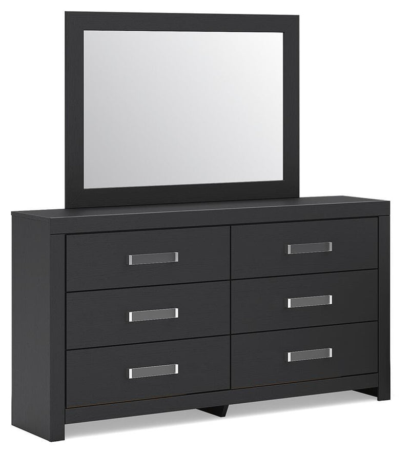 Maeling Queen Panel Bed, Dresser, Mirror and Nightstand - PCB1115B10