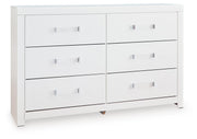 Maeling Queen Upholstered Panel Bed, Dresser and Nightstand - PCB1119B9
