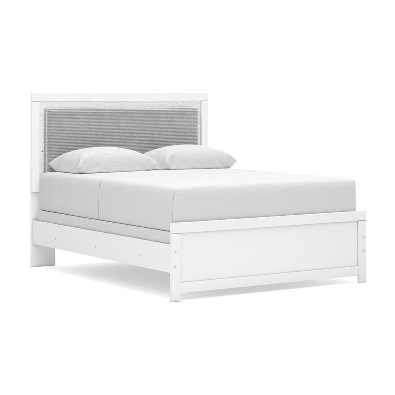 Maeling Queen Upholstered Panel Bed, Dresser and Nightstand - PCB1119B9