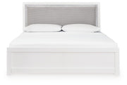 Maeling Queen Upholstered Panel Bed, Dresser, Mirror and Nightstand - PCB1119B10