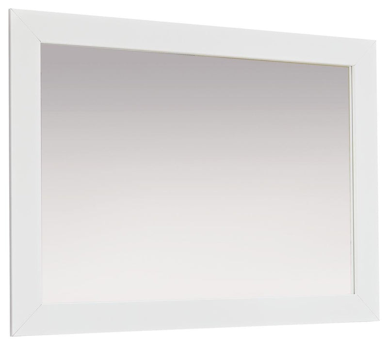 Maeling White Bedroom Mirror - PCB1119-36