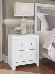 Maeling White Nightstand - PCB1119-92