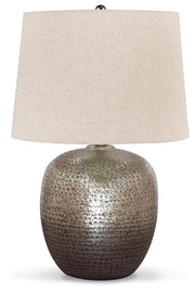 Magalie Antique Silver Finish Table Lamp (Set of 2) - L207314X2