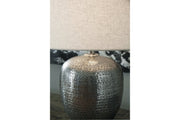 Magalie Antique Silver Finish Table Lamp - Gate FurnitureTable Lamp