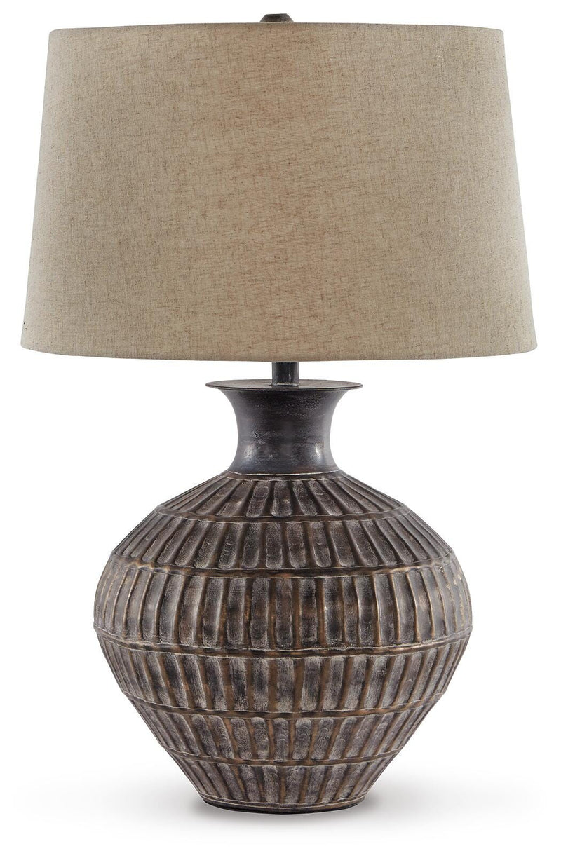 Magan Antique Bronze Finish Table Lamp (Set of 2) - L207354X2