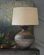 Magan Antique Bronze Finish Table Lamp - Gate FurnitureTable Lamp