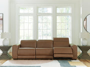 Magic Man Caramel 3-Piece Power Reclining Sectional Sofa - PCU10700S9