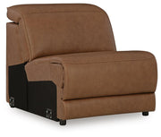 Magic Man Caramel Armless Chair with Manual Headrest - PCU1070046A