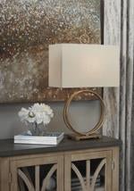 Mahala Antique Gold Finish Table Lamp - Gate FurnitureTable Lamp