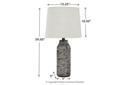 Mahima Black/White Table Lamp (Set of 2) - Gate FurnitureTable Lamp Pair