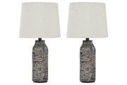 Mahima Black/White Table Lamp (Set of 2) - Gate FurnitureTable Lamp Pair