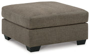Mahoney Chocolate 2-Piece Sectional with Ottoman from Ashley - Luna Furniture