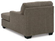 Mahoney Chocolate Chaise - 3100515