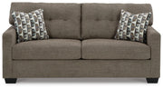 Mahoney Chocolate Full Sofa Sleeper and Chaise - 31005U3