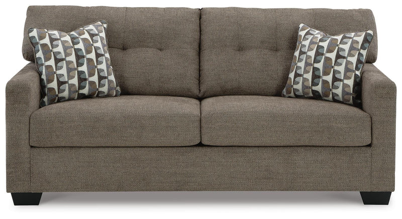 Mahoney Chocolate Full Sofa Sleeper and Chaise - 31005U3