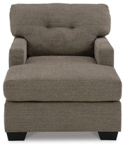 Mahoney Chocolate Full Sofa Sleeper and Chaise - 31005U3