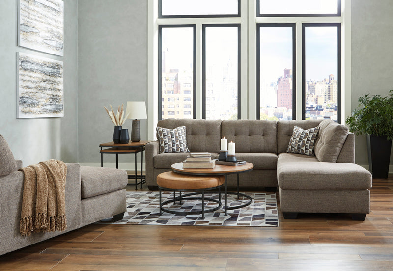Mahoney Chocolate RAF Sectional - Gate FurnitureSectional