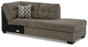 Mahoney Chocolate Right-Arm Facing Corner Chaise - 3100517