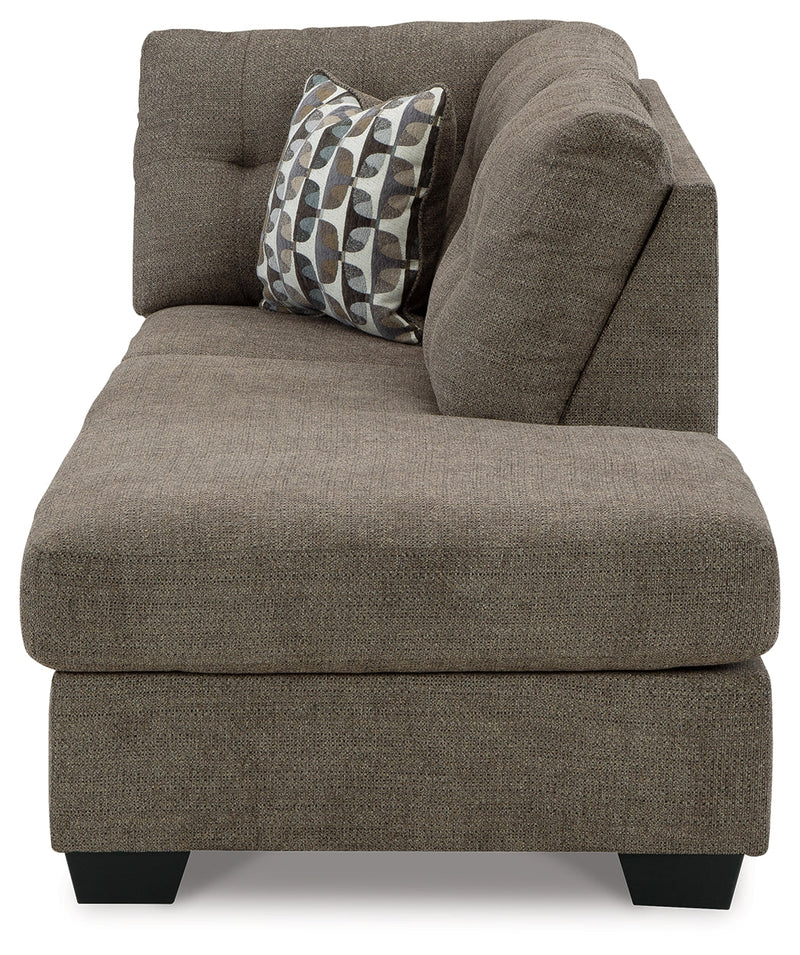 Mahoney Chocolate Right-Arm Facing Corner Chaise - 3100517