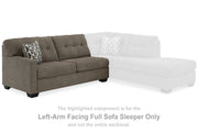 Mahoney Left-Arm Facing Full Sofa Sleeper - 3100510 - Gate Furniture