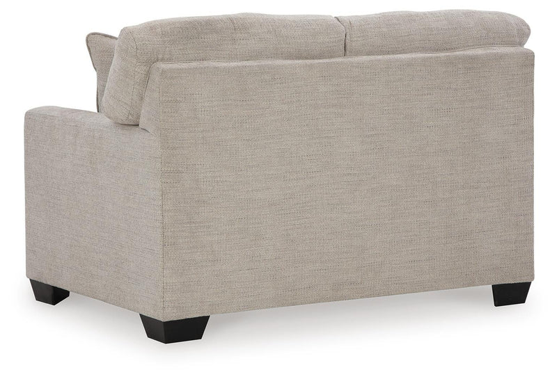 Mahoney Pebble Full Sofa Sleeper and Loveseat - 31004U3