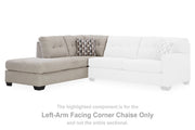 Mahoney Pebble Left-Arm Facing Corner Chaise - 3100416