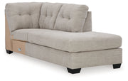 Mahoney Pebble Right-Arm Facing Corner Chaise - 3100417