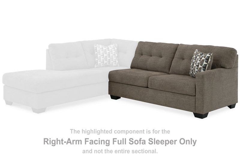 Mahoney Right-Arm Facing Full Sofa Sleeper - 3100583 - Gate Furniture