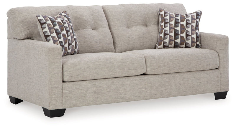 Mahoney Sofa and Loveseat in Pebble - PKG015010