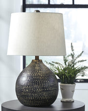 Maire Black/Gold Finish Table Lamp (Set of 2) - L207294X2