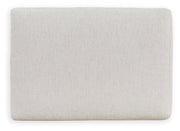 Maitelynn Chair and Ottoman in Chalk - PKG015431