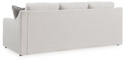 Maitelynn Sofa, Loveseat, Chair and Ottoman in Chalk - PKG015433