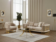 Majeste Chair in Beige - 200-SIM-MAJ-STAR553-B