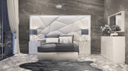 Majesty Bed W/Light Queen - Gate FurnitureQueen Bed
