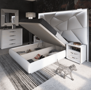 Majesty Bedroom w/light and Carmen Cases SET - p11798