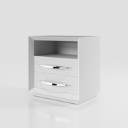 Majesty Bedroom W/Light And Carmen Cases Set - Gate FurnitureBedroom Set