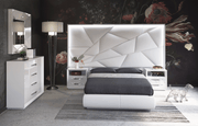 Majesty Bedroom W/Light And Carmen Cases Set - Gate FurnitureBedroom Set