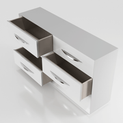 Majesty Bedroom W/Light And Carmen Cases Set - Gate FurnitureBedroom Set