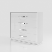 Majesty Bedroom W/Light And Carmen Cases Set - Gate FurnitureBedroom Set